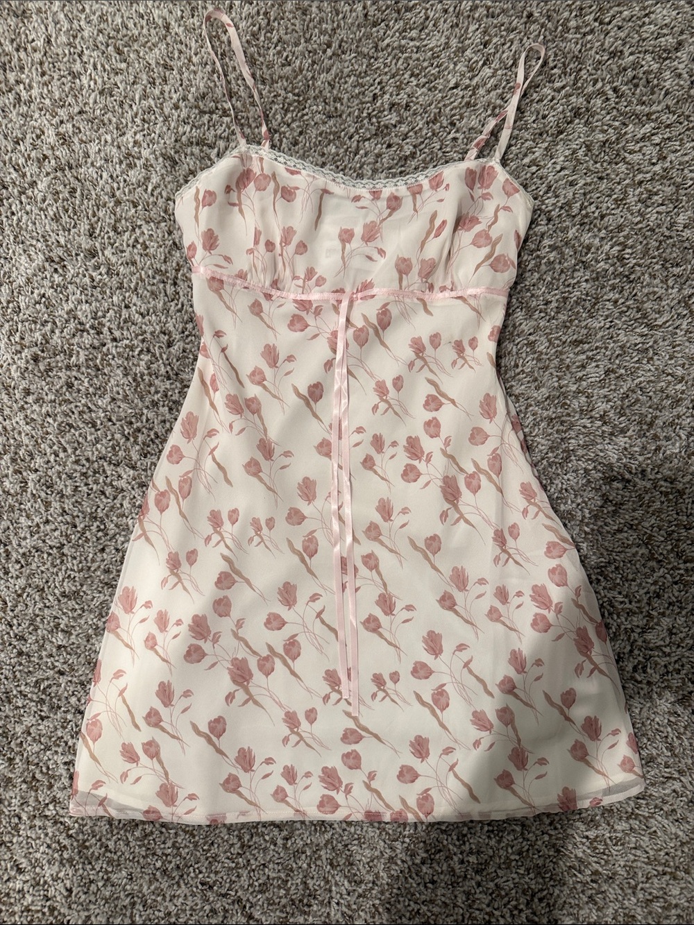 Princess Polly Pink Floral Mini Dress